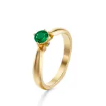 Pierścionek zaręczynowy z szmaragdem AJPZ_055